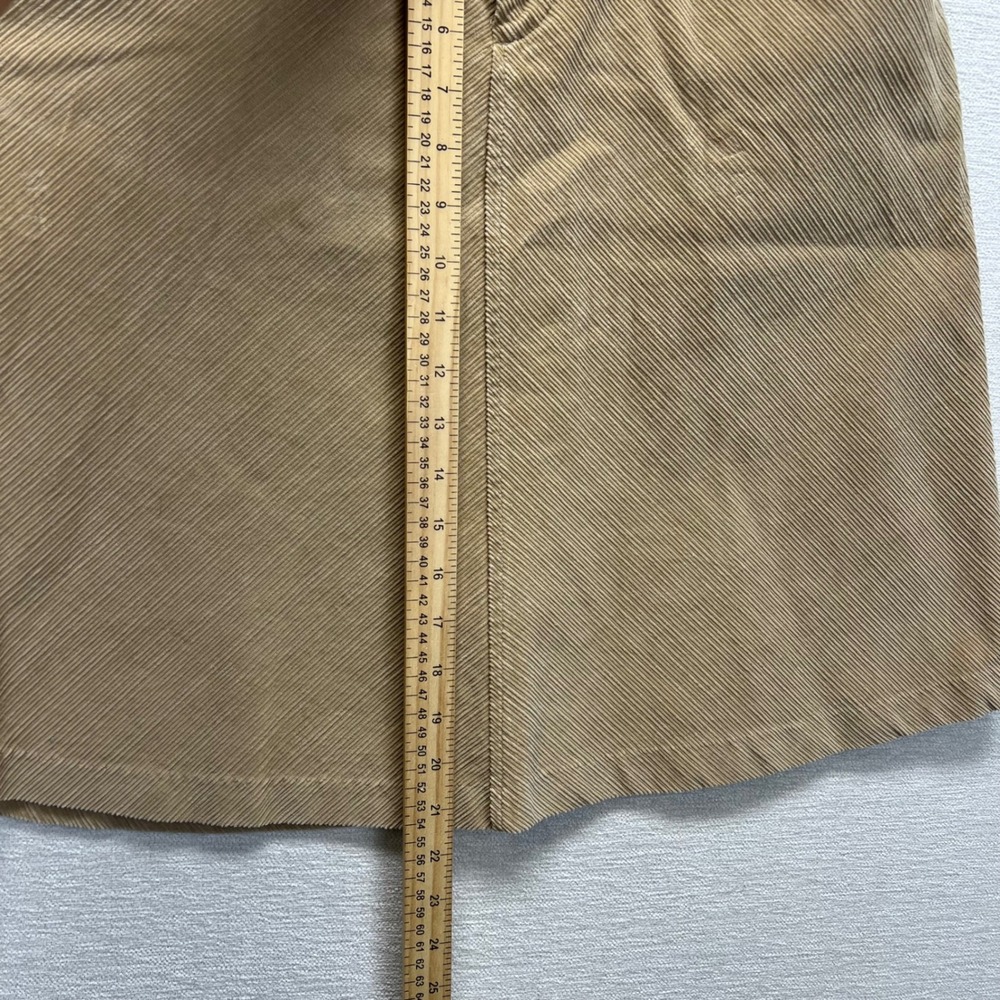 VTG Y2K GAP Diagonal Corduroy A-Line Skirt Sz 6 High Waisted Pockets - Picture 7 of 9